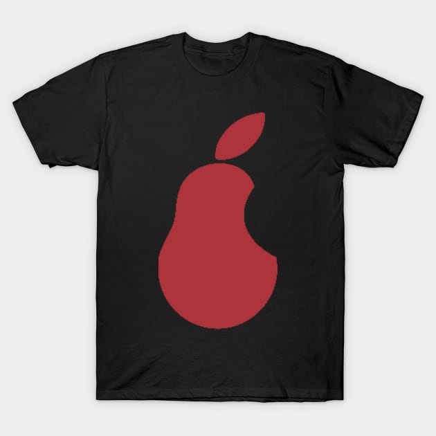 Iconic Pear Brand Red T-Shirt by Holailustra